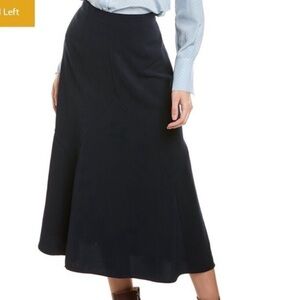 Thakoon High Waisted Slip Skirt, Midnight Navy, 4